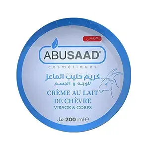 Crème visage et corps au lait de chèvre, Abusaad, 200ml