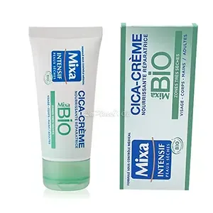 Cica-crème nourrissante et réparatrice pour visage, Corps et mains d'adultes, Mixa Bio, Mixa, 50ml