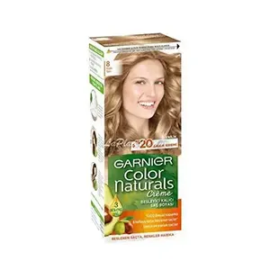 Coloration pour cheveux, Color naturals crème, Garnier, 8 Blond clair