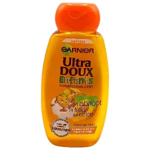 Shampoing  pour enfant, Abricot et fleurs de coton, 2 en 1, Démêlage facile, Ultra Doux, Garnier, 250ml