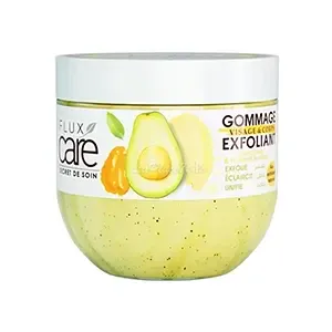 Gommage exfoliant visage et corps pour peaux à imperfections, Flux care, 370ml