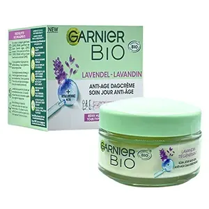 Soin de jour bio anti-age au lavandin pour tous types de peaux y compris sensibles, Garnier, 50ml