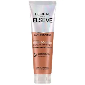 Démêlant anti-chute pour cheveux clairsemés, tendance à tomber, Densifie la masse capillaire, Sans silicone, Fibre Booster, Elseve, L’Oréal, 150 ml