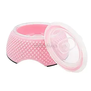 Gamelle avec 2 compartiments en plastique pour chat et petit chien, Dao Dan Gui