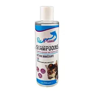 Shampoing dermatologique anti-parasitaire pour chat Action immediate, Pet Planet, 250ml