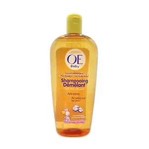 Shampoing démelant pour bébé à la profitamine B5 et à l'extrait de coton, Anti-noeuds et ne pique pas les yeux, Hypoallerginique, Sans parabens, OE, 500ml
