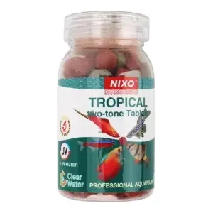 Nourriture pour poisson d'aquarium en comprimés, Poissons tropicaux, Nixo, 60 g