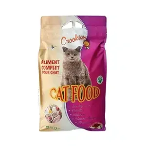 Croquettes pour chat aux légumes, poisson et viandes rouges, Cat food, Crookies, 2KG