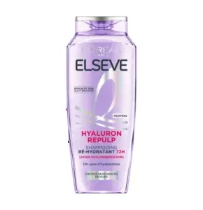 Shampoing ré-hydratant pour cheveux déshydratés et fatigués, 72h, Hyaluron Repulp, Elseve, L'Oréal, 250ml