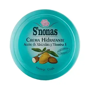 Crème hydratante protège et soigne la peau à l'huile d'amande, S'nonas