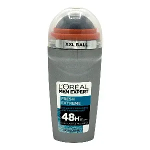 Déodorant à bille pour homme, Anti-transpirant 48h, Sans alcool, Fresh extreme, L'Oréal, 50 ml