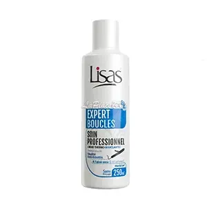 Crème thermo-bouclante+ à l'aloe vera pour cheveux bouclés, Soin professionnel, Expert boucles, Lisas, 250ml