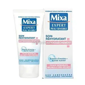 Soin réhydratant antidessèchement pour peaux sensibles sèches à trés sèches, Mixa