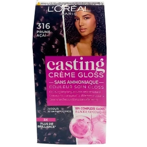 Coloration pour cheveux, Crème gloss, Casting, L'Oréal, 316 Prune