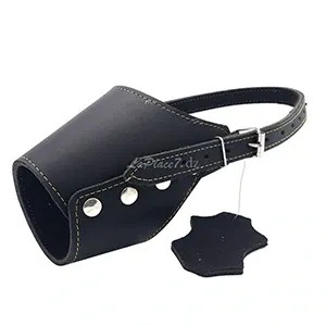 Muselière en cuir pour Chien