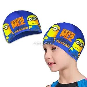 Bonnet de bain de natation pour garçon, Les minions