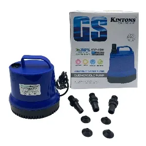 Pompe submersible pour aquarium, cascade et fontaine, Kintons, KSP4500I, 75W