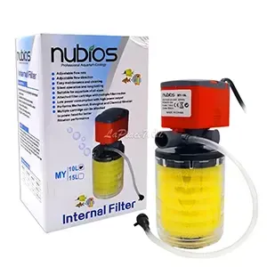 Pompe à oxygène de filtration d'aquarium dispositif de circulation d'eau, Nubios, 10L
