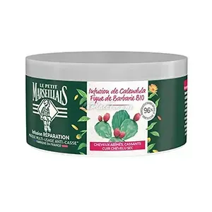 Masque multi-usage pour cheveux abîmés, cassants et cuir chevelu sec, Infusion réparation, Le Petit Marseillais