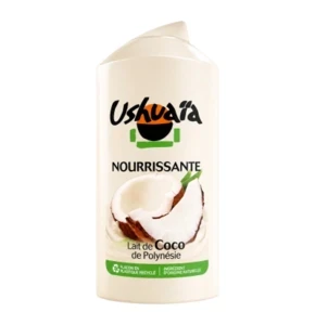 Crème de douche nourrissante, Lait de coco de Polynésie, Ushuaia, 300ml