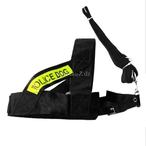Harnais en tissu pour chien en tissu, Chien moyen, Police dog, Pet Supplies