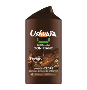 Gel douche tonifiant à l'extrait de cèdre de la réunion, Ushuaia, 300ml