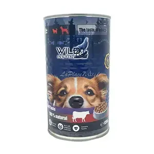 Aliment humide au bœuf pour chien, Wild Instinct, 1,2kg