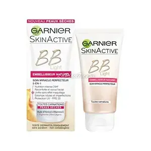 BB Crème 5 en 1, Embellisseur naturel, Peaux sèches, Garnier, Light