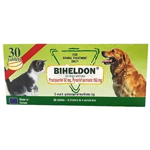 Vermifuge pour chien et chat, Biheldon, 30 C