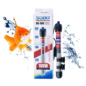 Chauffage électrique d'aquarium, Sobo, HS-100, 100W, 24cm