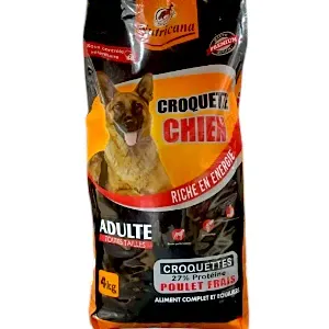Croquettes pour chien adulte de toutes tailles, Poulet frais, Nutricana, 4kg