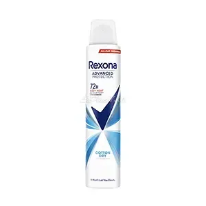 Déodorant en spray anti-transpirant, Cotton Dry 72H, Rexona, 200ml