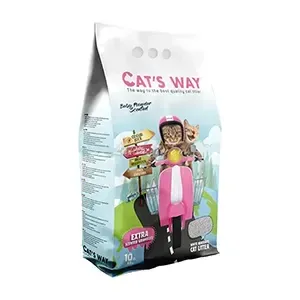 Litière pour chat à la poudre de bébé, Cat's way, 10L
