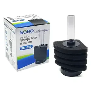 Filtre en éponge d'aquarium , Sobo, SB-833