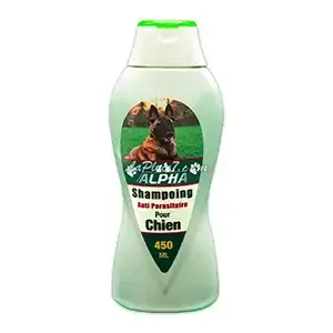 Shampoing anti-parasitaire pour chien, Alpha, 450 ml