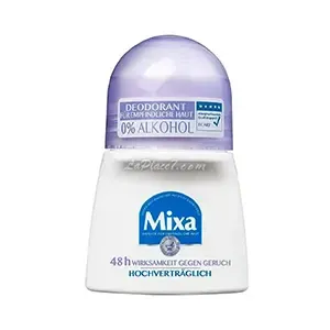 Déodorant bille sans alcool pour peaux sensibles, Mixa, 48h