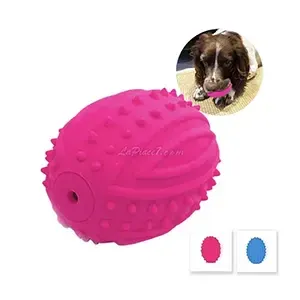 Balle ovale en caoutchouc pour chien, Youbee