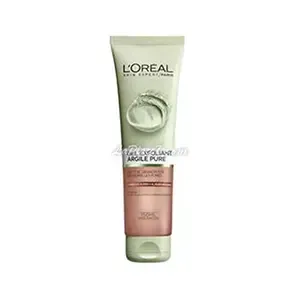 Gel nettoyant exfoliant, Argile pure, L'Oréal