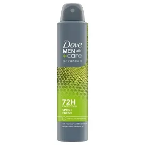 Déodorant en spray pour homme, Anti-Transpirant 72h, Sport fresh, Advanced, Men+care, Dove, 250ml