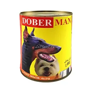 Aliment pour chien à la viande rouge, Dober Man