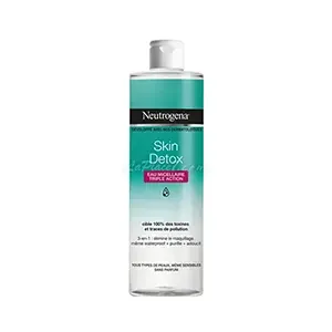 Eau micellaire triple action pour tous types de peaux, Skin detox, Neutrogena