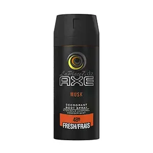 Déodorant en spray atomiseur corporel, Musk, Frais 48h, AXE, 150ml