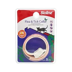Collier anti-puces pour chat, Bioline, 35Cm