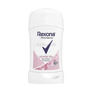 Déodorant stick pour femme, Anti-transpirant, 0% Alcool, 48H, Powder dry, Montion sense, Rexona, 40g