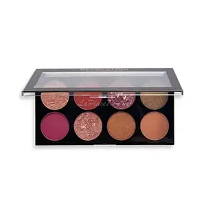 Palette de fars à joues Blush, Ultra blush, Revolution, 8 Couleurs