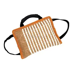 Coussin boudin mordant jouet dressage pour chien