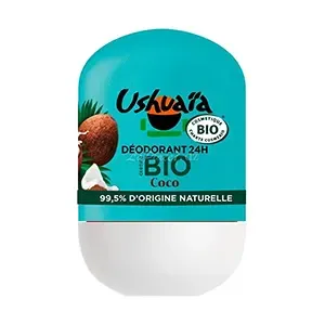 Déodorant à bille pour femme à la noix de coco, Certifié Bio, 24h, Ushuaia, 50 ml