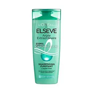 Shampoing purifiant pour cheveux normaux tendance à regresser, Argile extraordinaire, Elseve