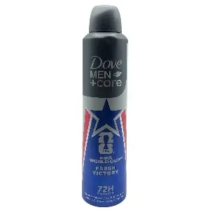 Déodorant en spray pour homme, Anti-Transpirant 72h, Fifa world cup, Fresh victory, Sport fresh, Men+care, Dove, 250ml