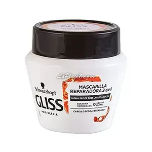 Masque réparateur 2 en 1 pour cheveux secs et cassants, Total repair, Gliss, Schwarzkopf